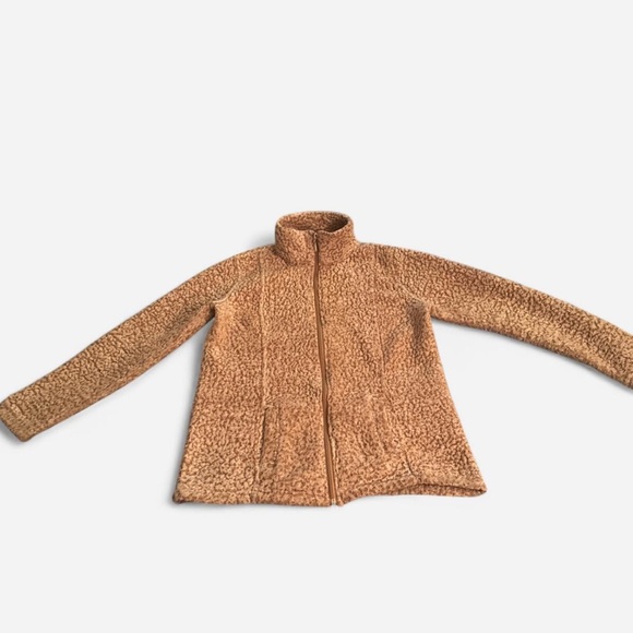 Jason Maxwell Warm Brown Sherpa Jacket - Picture 1 of 4